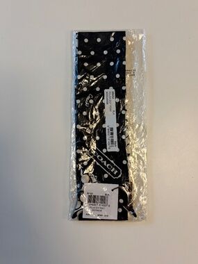 COACH Polka Dot Twilly Scarf